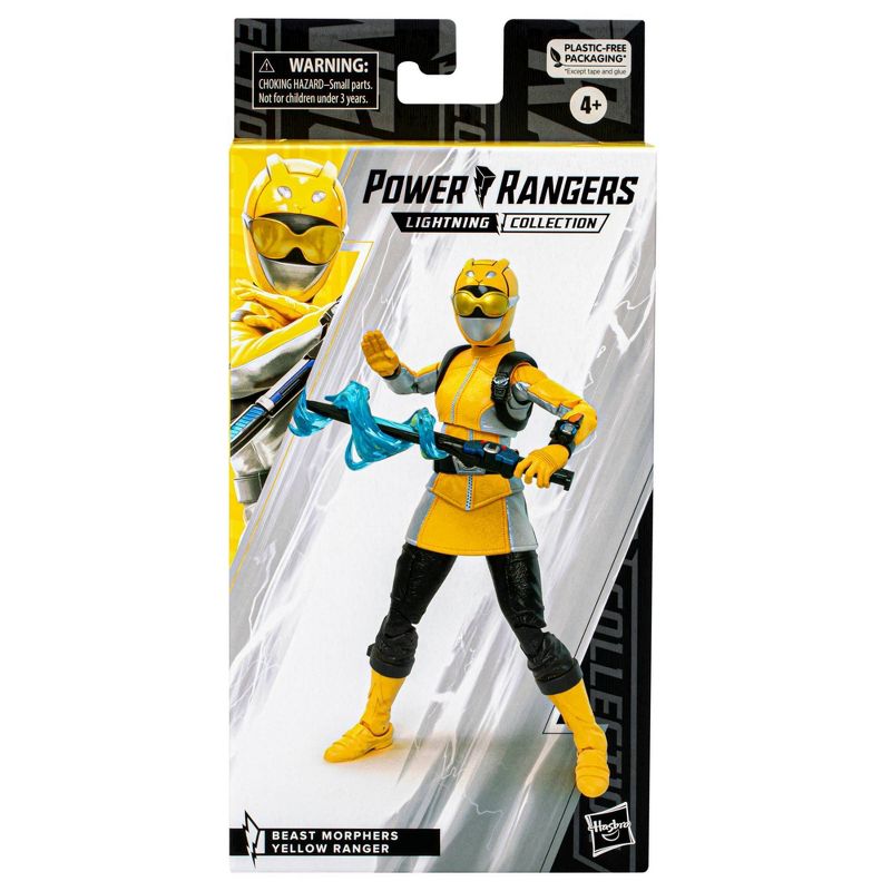 Hasbro Power Rangers Lightning Collection Beast Morphers Yellow Ranger Action Figure, 1 of 12