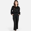 Anna-Kaci Women's Long Sleeve Pullover and Wide Leg Pants Lounge Set - 2 of 4