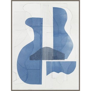 32" x 42" Pottery Forms I by Rob Delamater Framed Canvas Wall Art Print - Amanti Art: Modern Lithograph, Vertical Layout - 1 of 4