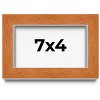 PosterPalooza | Photo Size Classic Brown Picture Frame - UV Acrylic, Foam Board Backing, Hanging Hardware - 2 of 4