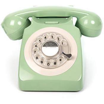 GPO Trim Rose - Téléphone vintage bouton poussoir