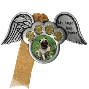 Gloria Duchin Remembrance Paw Photo Tree Ornament - 1 of 1