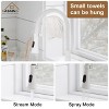 CASAINC Deck Mounted 1-Hole Single Handle Pull-out Kitchen Faucet, Matte White - 4 of 4