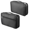 Byootique Portable Multi Brush Holder Makeup Bag Cosmetic Organizer Polyester Storage Travel Case with Belt Strap (Only Bag) - 2 of 4