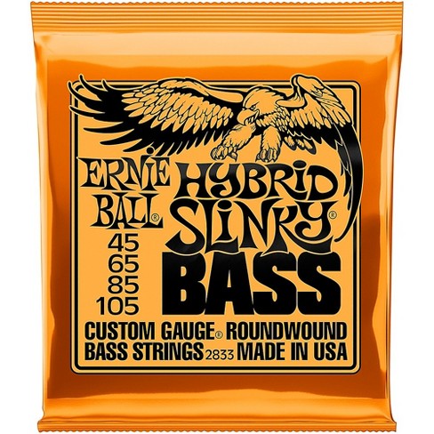 Ernie Ball 2833 Hybrid Slinky Roundwound Bass Guitar Strings Target