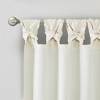Twist Tab Lined Window Curtain Panel Pair White 2-PK 50x84in - 4 of 4
