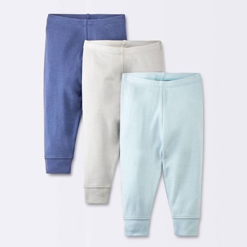 Baby Boys' 3pk Cotton Pants - Cloud Island™ Blue : Target