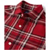 The Children's Place Boys Christmas Long Sleeve Plaid Poplin Button Up Shirt - 2 of 4