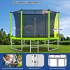 Whisen 14FT Recreational Trampoline with Safety Enclosure for Outdoor/Indoor Sports, 5 W-Legs - 2 of 4
