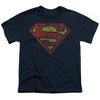 Boys' Short Sleeve Superman Logo Vintage T-Shirt - 2 of 4