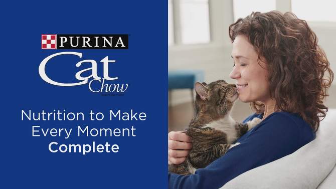 Purina Cat Chow Complete with Chicken Adult Dry Cat Food, 2 of 12, play video