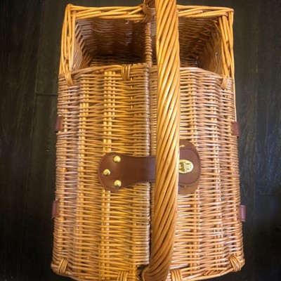 Picnic At Ascot Vineyard Willow Picnic Basket With Service For 2