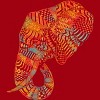 Men's Design By Humans Elephant (Majestic) By kase T-Shirt - 2 of 4