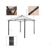 Ainfox 10x10 Thatched Tiki Bar Gazebo, Patio Gazebo - 4 of 4