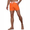 Lars Amadeus Men's Summer Beach Contrast Color Waist Elastic Design Pool Board Shorts 2 Pack - 4 of 4