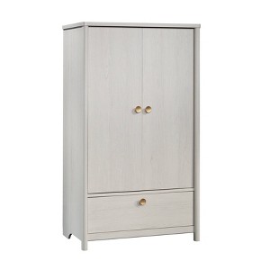 Dover Edge Armoire Glacier Oak - Sauder: Freestanding Dresser with Garment Rod & Adjustable Shelf - 1 of 4