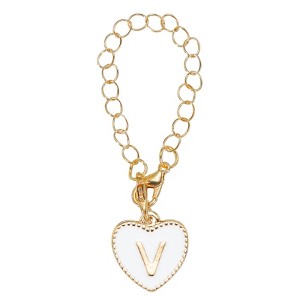 Unique Bargains Letter Accessories for Stanley Tumbler Cup Initial Name ID Personalized Charm V - 1 of 4