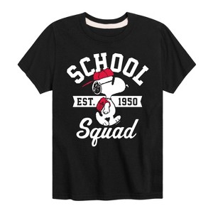 Boys' - Peanuts - Snoopy School Squad Short Sleeve Graphic T-Shirt - 1 of 4