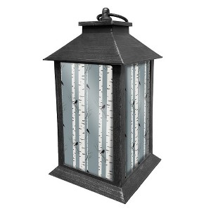 Briarwood Lane Everyday Lantern 13.5" x 5.5" x 5.5" Birch Tree Birds Lantern - 1 of 3
