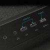SilverStone Technology SETA A1 Silver on Black Premium ATX/Micro-ATX Case with Temperd Glass - SEA1SB-G - 4 of 4