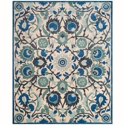 ivory/blue
