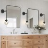 CityFurn 1-Light Modern Globe Glass Wall Sconce Bathroom Vanity Lights - 2 of 4