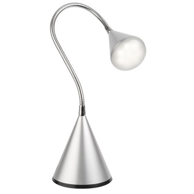 11" Cone Desk Desk Lamp Silver (Includes LED Light Bulb) - OttLite