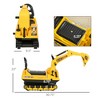 No-Power Ride-On Excavator Digger Toy for Toddlers (18–48 Months), Yellow & Black - 3 of 4