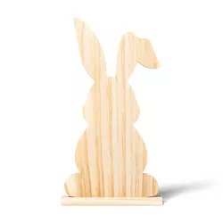 Large Freestanding Wood Base Bunny - Mondo Llama™