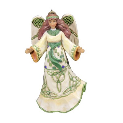 Jim Shore 4.75" Irish Angel Ornament. Heartwood Creek  -  Tree Ornaments