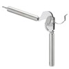 Rosle Stainless Steel Mincing Garlic / Ginger Press with Scraper, 9-inch - 3 of 4