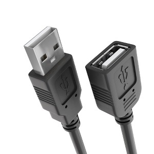 Cmple - USB Extension Cable 6ft USB 2.0 Cable Male to Female Type A USB ...