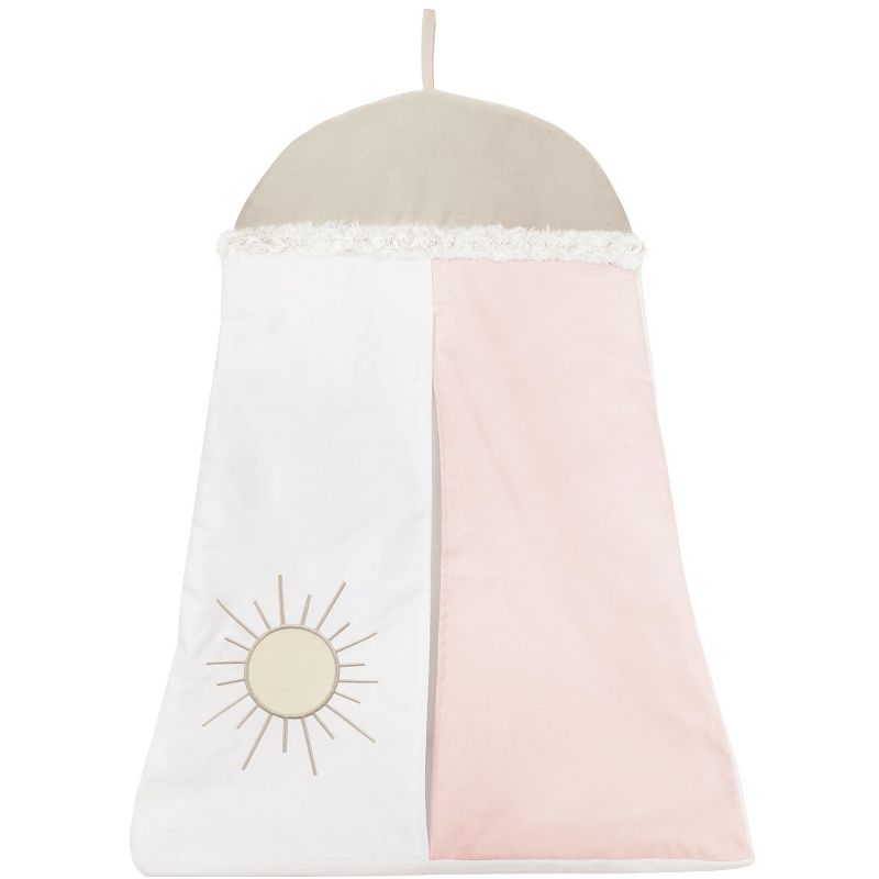 Sweet Jojo Designs Girl Baby Crib Bedding Set - Desert Sun Pink and Beige 4pc, 6 of 8