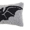 C&F Home Spooky Bat Hooked Pillow - 3 of 3