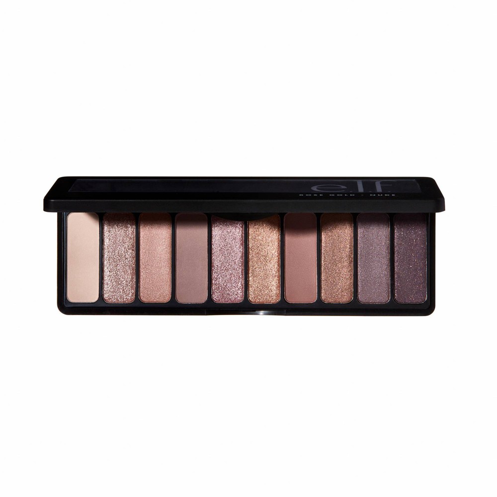 Photos - Other Cosmetics ELF e.l.f. Rose Gold Eyeshadow Palette Nude Rose Gold - 0.49oz 