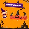 Costway 8 Ft Tall Inflatable Pumpkin Family Waterproof Halloween Yard Decoration w/LED Lights - 4 of 4