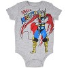 Marvel Avengers Spider-Man Iron Man Hulk Captain America Baby 5 Pack Bodysuits Newborn to Infant - 3 of 4