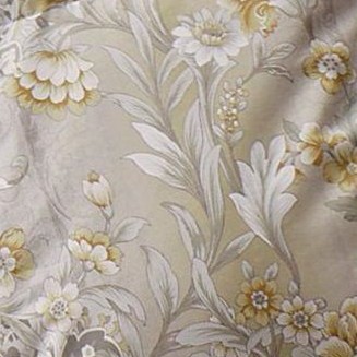 yellow paisley