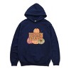 Pumpkin Season Stacked Distressed - Women's Graphic Hoodie - 2 of 3