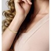 Sterling Silver 7mm Diamond - Cut Cuban Link Curb Chain Bracelet for Women - 4 of 4