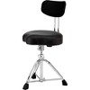 Pearl Roadster D3500BR Multi-Core Saddle Throne w/Backrest Black - 3 of 4