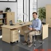 Office Chair Mat for Carpet Floors, 36'' x 48'' /45'' x 53'' Computer Desk Chair Mat for Carpeted Floors, Easy Rolling - 2 of 4