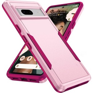 Entronix Case Compatible with Pixel 7 - Soft-Touch Dual-Layer Sleek Cover - 1 of 4