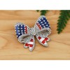 Anna-Kaci American Flag USA Sparkly Crystal Rhinestone 4th of July  Pin Brooch - 3 of 4
