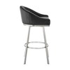 Armen Living Eleanor Barstool Gray 30 in Seat Height - 4 of 4