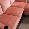 77" Chenille L-Shaped 3-Seater Sectional Sofa with Storage Ottoman - 4 of 4