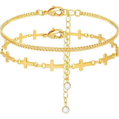 Gold Bracelets for Women,Dainty Bracelets Set for Women Trendy, Gold Bracelets Stack With Beaded