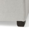 NicBex Upholstered Storage Ottoman with Wood Legs, Ottoman Foot Rest with Tufted Waffle Stitch for Bedroom, Living Room - 4 of 4