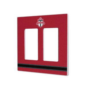 MLS Eastern Conference Teams Stripe Hidden-Screw Light Switch Plate for Double Rocker - 1 of 4