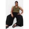 Women's Plus Size Paloma Top - khaki | CITY CHIC - 4 of 4